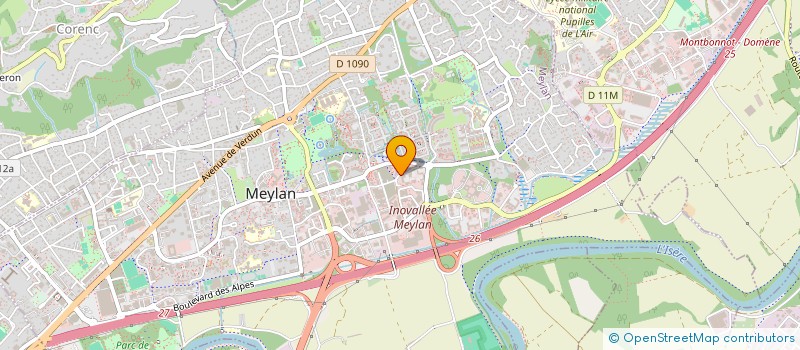 localisation de l'entreprise NOLOCENE  MEYLAN