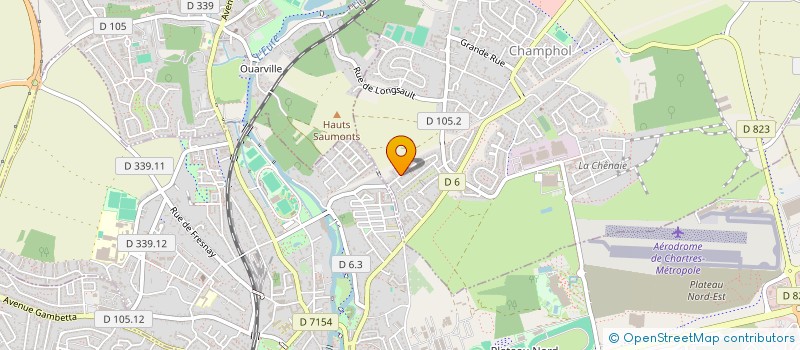 localisation de l'entreprise NOLOG 4 à CHAMPHOL