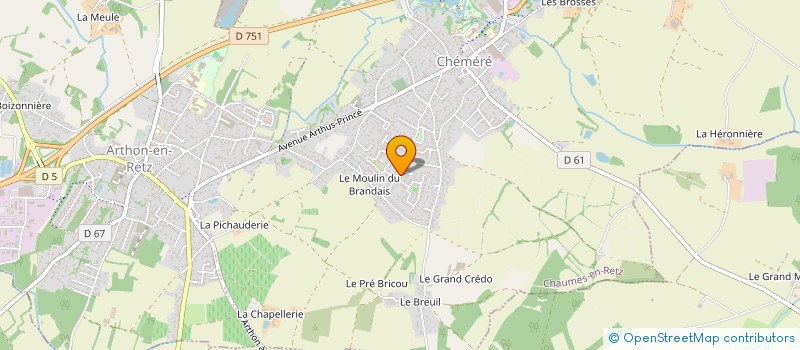 localisation de l'entreprise NOLOSPHERE  CHAUMES-EN-RETZ