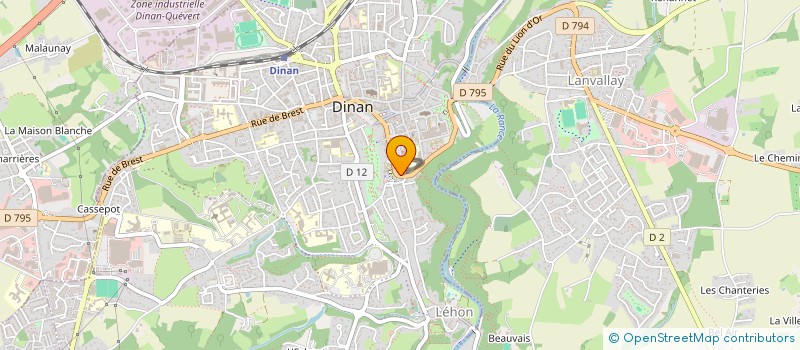 localisation de l'entreprise NOLOU à DINAN