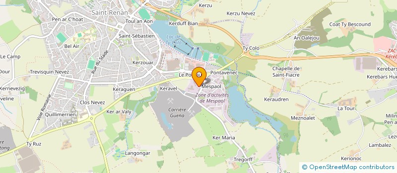 localisation de l'entreprise NOLOU  SAINT-RENAN