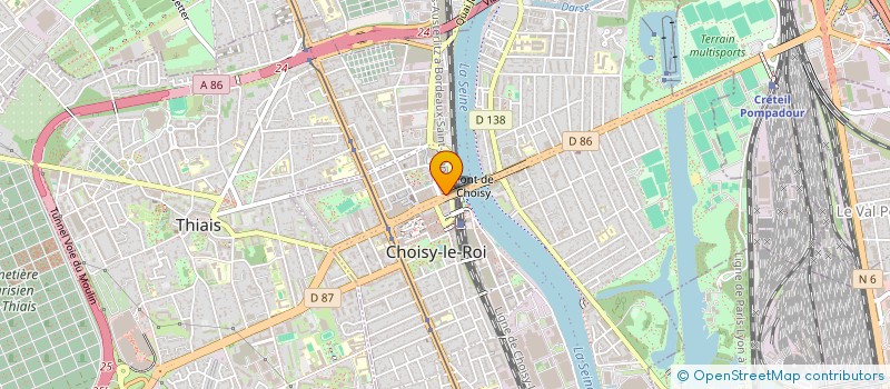 localisation de l'entreprise NOLPA à CHOISY-LE-ROI