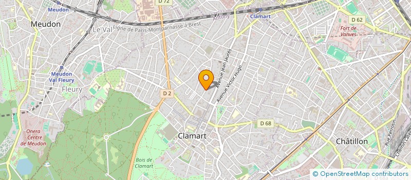 localisation de l'entreprise NOLRO  CLAMART