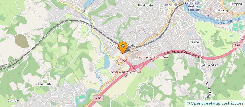 localisation de l'entreprise NOLS.R  URRUGNE