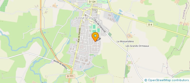 localisation de l'entreprise NOLUTO  COSSE-LE-VIVIEN