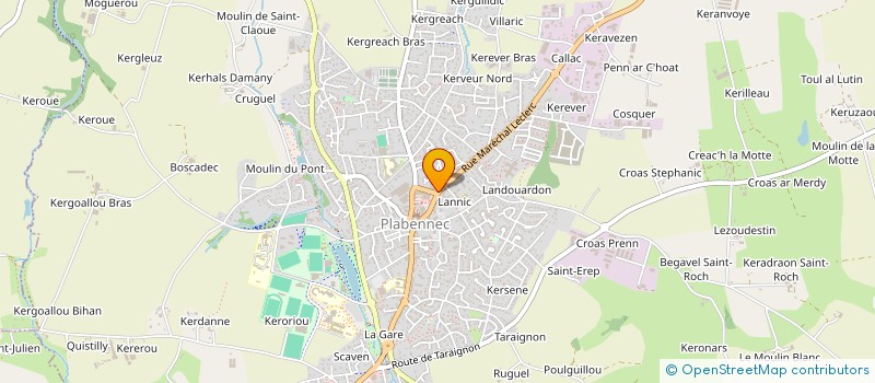 localisation de l'entreprise NOLWENN PERRON NOTAIRE  PLABENNEC