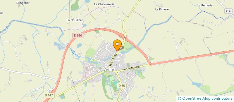 localisation de l'entreprise NOLY  VEZINS