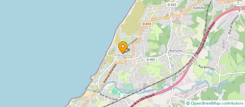 localisation de l'entreprise NOLYS  BIDART