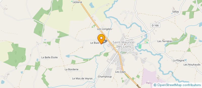 localisation de l'entreprise NOLYS à SAINT-MAURICE-DES-LIONS