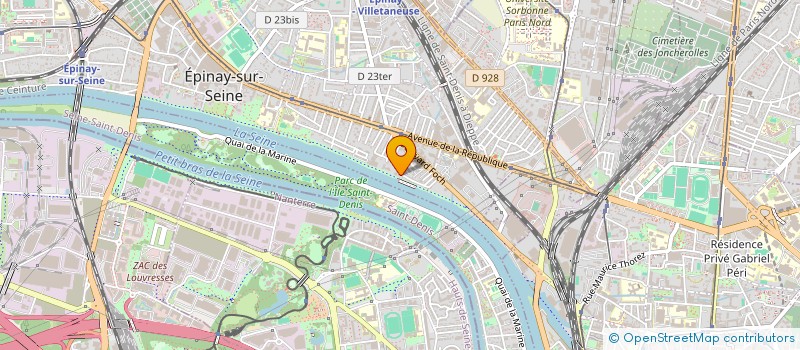 localisation de l'entreprise NOLYVAN à EPINAY-SUR-SEINE