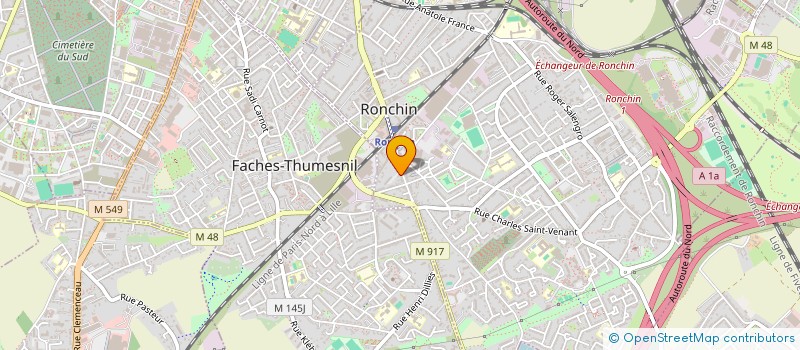 localisation de l'entreprise NOM D'UNE BRIQUE !  RONCHIN