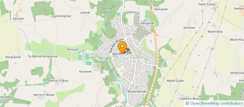 localisation de l'entreprise NOMA  CAUDAN