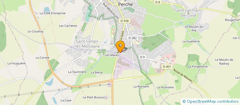 localisation de l'entreprise NOMA COMPOSITES SAS à MAUVES-SUR-HUISNE