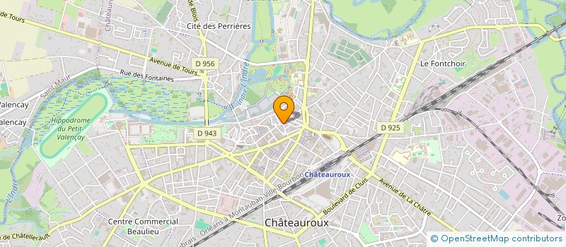 localisation de l'entreprise NOMA IMMOBILIER à CHATEAUROUX