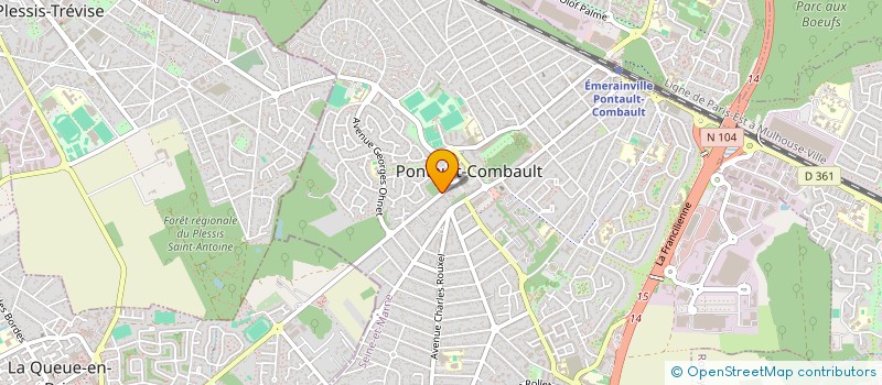 localisation de l'entreprise NOMA SCI à PONTAULT-COMBAULT