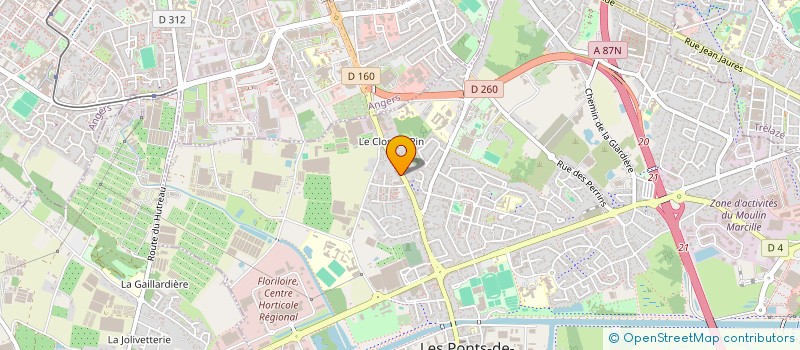 localisation de l'entreprise NOMAAD  LES PONTS-DE-CE