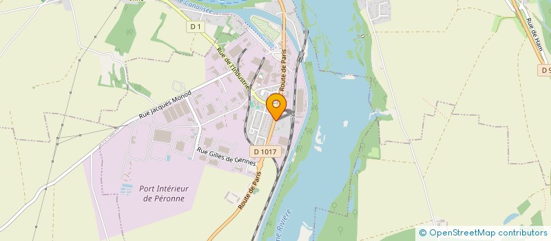 localisation de l'entreprise NOMABAD à PERONNE