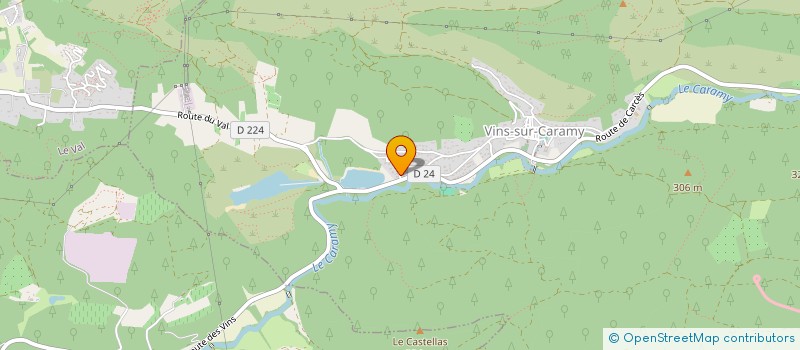 localisation de l'entreprise NOMAD à VINS-SUR-CARAMY