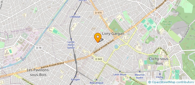 localisation de l'entreprise NOMAD à LIVRY-GARGAN