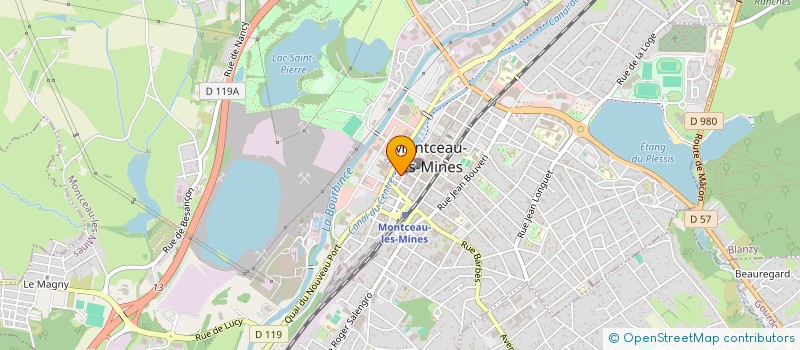 localisation de l'entreprise NOMAD à MONTCEAU-LES-MINES