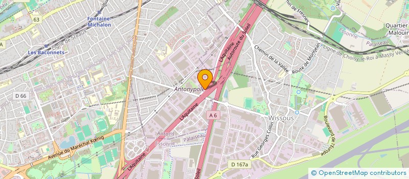 localisation de l'entreprise NOMAD  BREUILLET