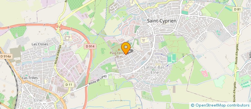 localisation de l'entreprise NOMAD  LATOUR-BAS-ELNE