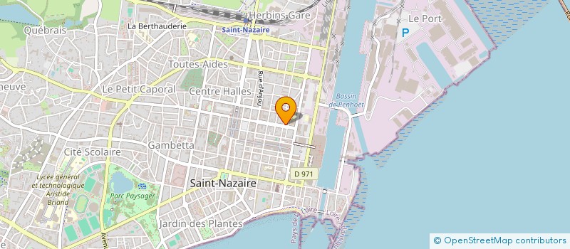 localisation de l'entreprise NOMAD'CAFE  SAINT-NAZAIRE