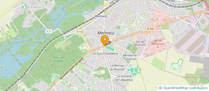 localisation de l'entreprise NOMAD'EXAM à MENNECY