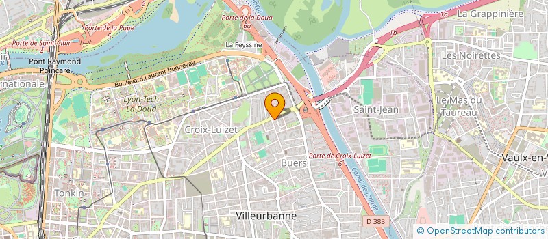 localisation de l'entreprise NOMAD'IN & CO  VILLEURBANNE