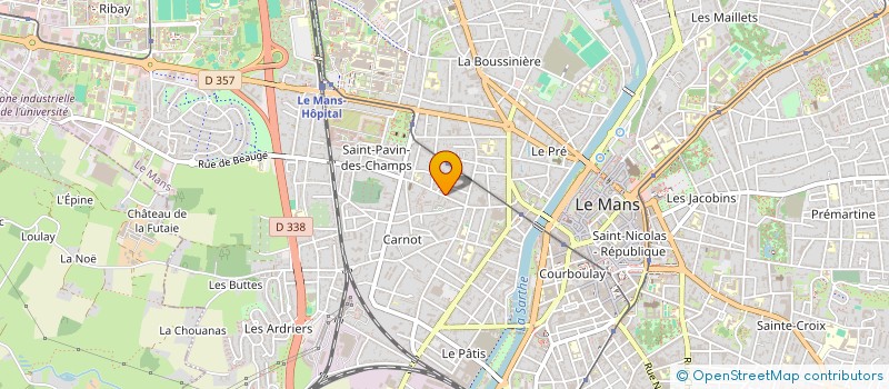 localisation de l'entreprise NOMAD'JEUX  LE MANS