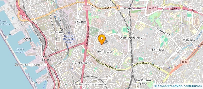 localisation de l'entreprise NOMAD'KF à MARSEILLE