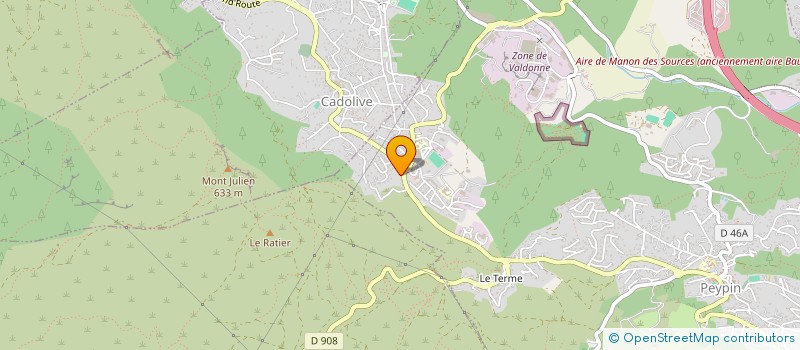 localisation de l'entreprise NOMAD OFFICE  PEYPIN