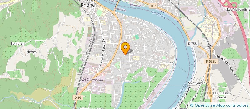 localisation de l'entreprise NOMAD SI à TOURNON-SUR-RHONE