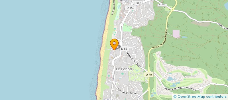 localisation de l'entreprise NOMAD SURVEY  SEIGNOSSE