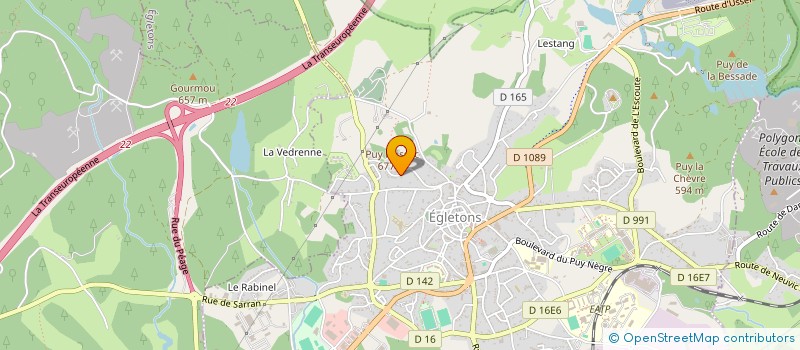 localisation de l'entreprise NOMADA  EGLETONS