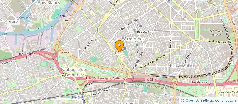 localisation de l'entreprise NOMADANSE à LILLE
