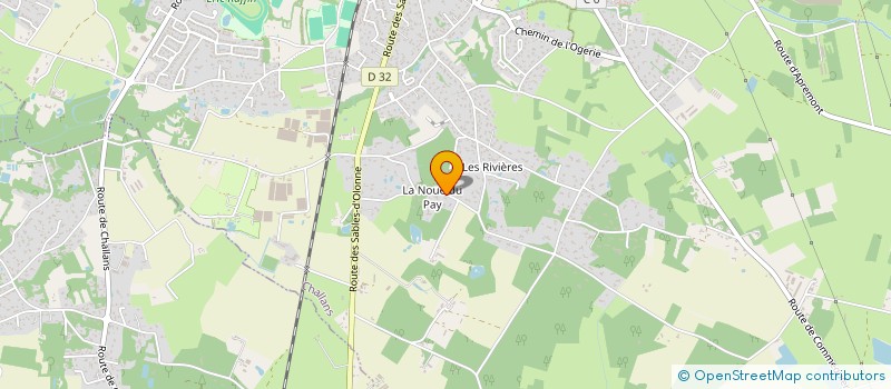 localisation de l'entreprise NOMADE à CHALLANS