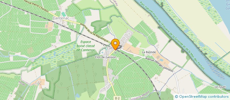 localisation de l'entreprise NOMADE  LABARDE