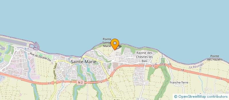 localisation de l'entreprise NOMADE  SAINTE-MARIE