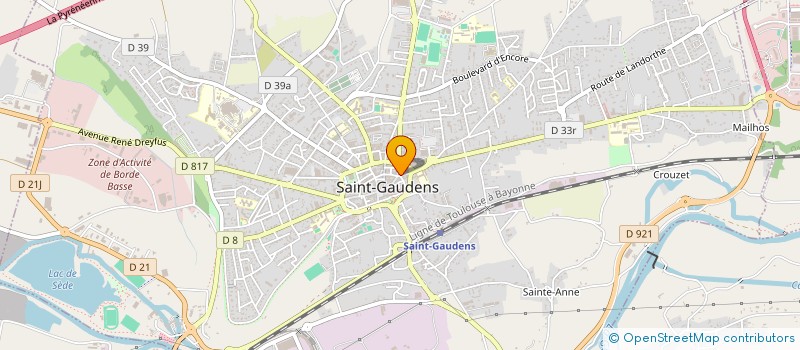 localisation de l'entreprise NOMADE  SAINT-GAUDENS