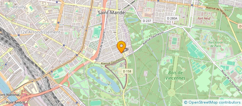 localisation de l'entreprise NOMADE à SAINT-MANDE