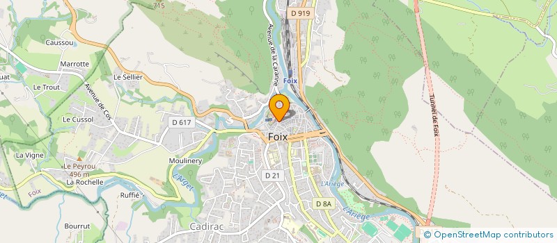 localisation de l'entreprise NOMADE à FOIX
