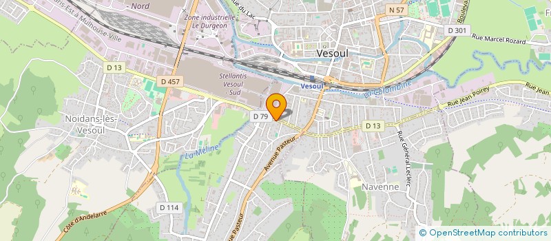 localisation de l'entreprise NOMADE COIFFURE  ECHENOZ-LA-MELINE