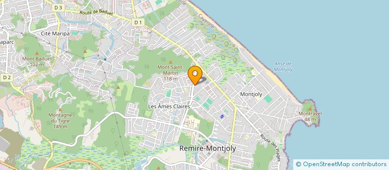 localisation de l'entreprise NOMADE CONCEPT  REMIRE-MONTJOLY