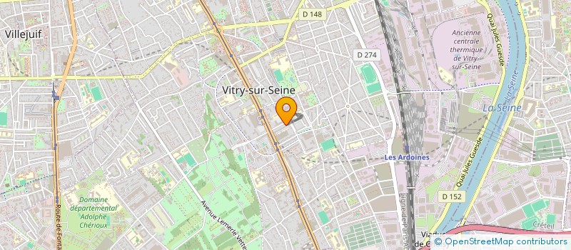 localisation de l'entreprise NOMADE CONSULTING  VITRY-SUR-SEINE