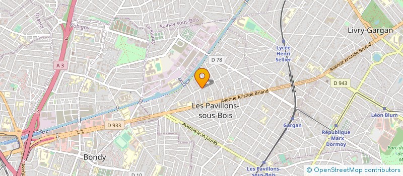 localisation de l'entreprise NOMADE COURSES SERVICES à LE BLANC-MESNIL