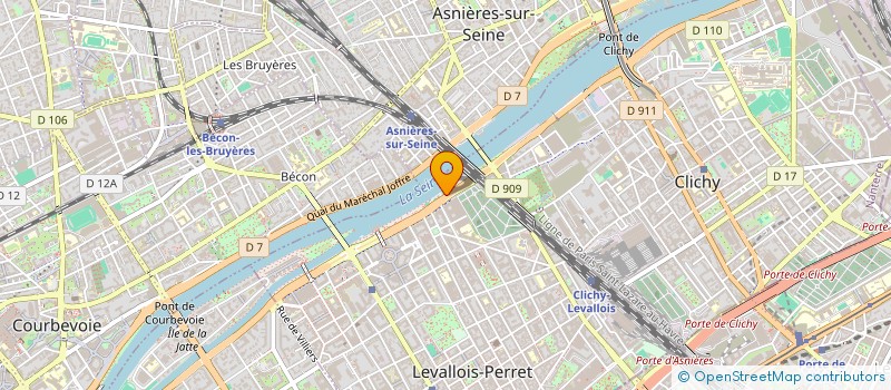 localisation de l'entreprise NOMADE ESCAPE à LEVALLOIS-PERRET