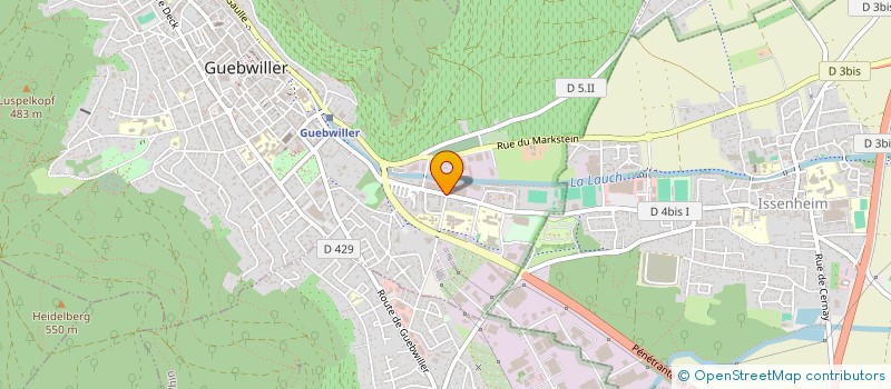 localisation de l'entreprise NOMADE HOLDING  GUEBWILLER