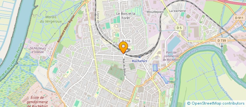 localisation de l'entreprise NOMADE LAB ARCHITECTURE  ROCHEFORT