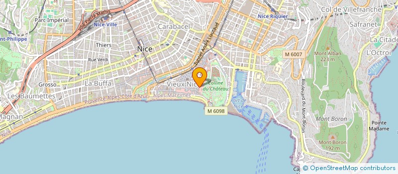 localisation de l'entreprise NOMADE NETWORK FILM à NICE